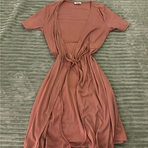 Ardene Terracotta Wrap Dress